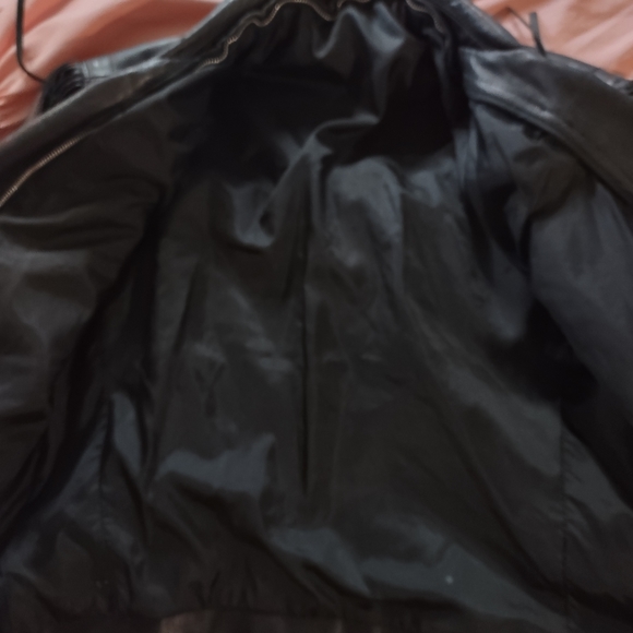 Women’s Rare  Vintage leather Concho fringe cropped jacket - Picture 9 of 17